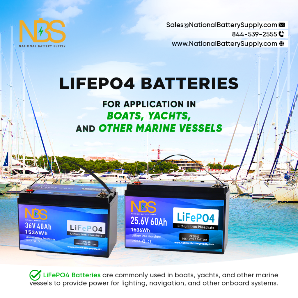 LiFePO4 Marine battery supply 1