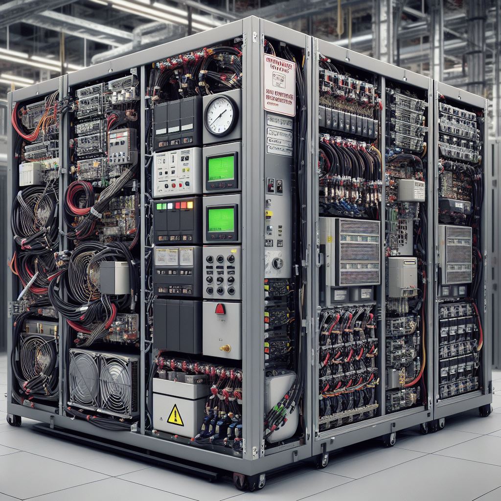 Industrial Power Supply Illustration