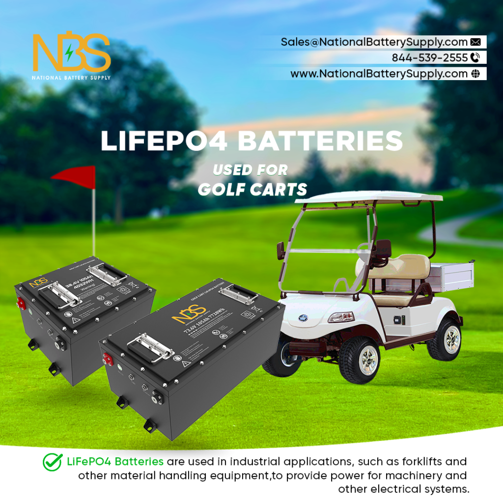 LiFePO4 golf cart battery supply 1