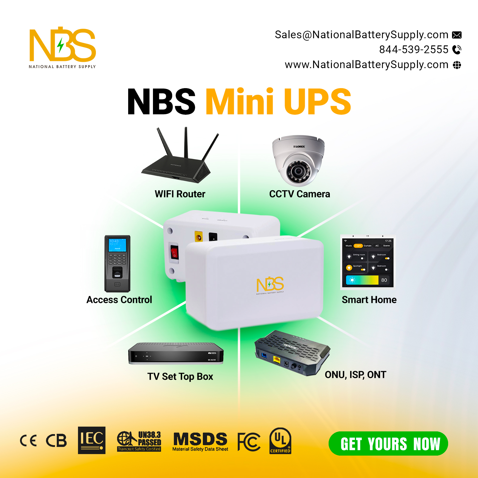 How a Mini UPS Battery Backup Enhances Your Network, Security, and Communication Systems
