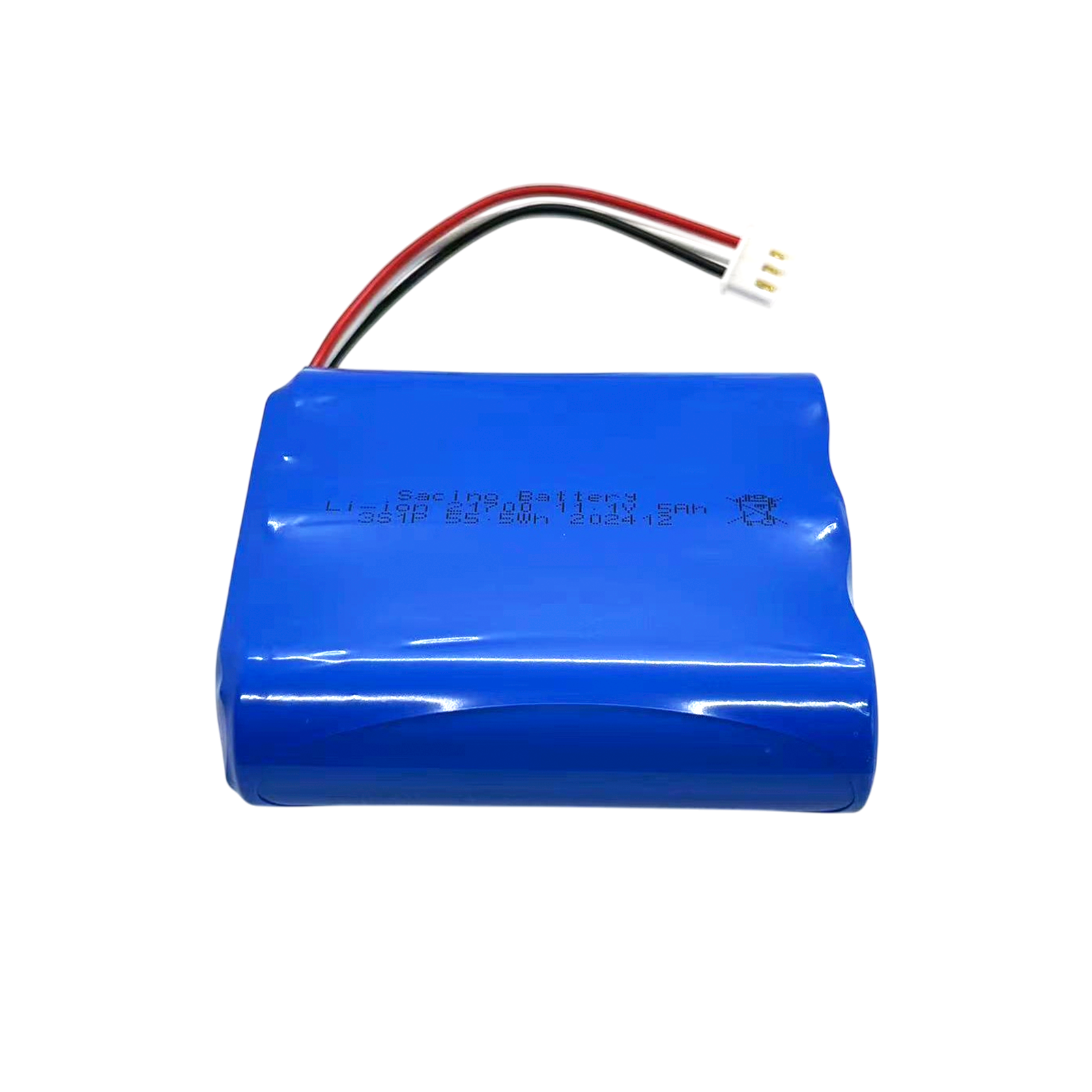 Li-ion-18650-battery-pack, 3.7V-24000mAh- shrink-wrapped pack