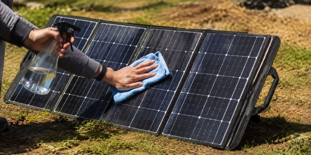 How to Clean Portable Solar Panels?